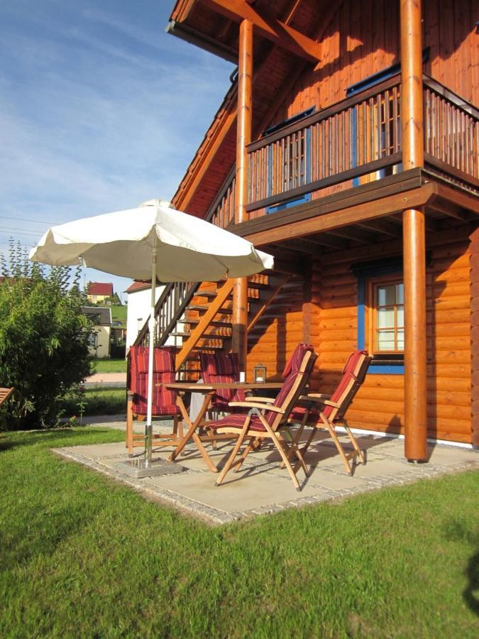 Ferienwohnung Im Blockhaus Rosenkranz Rathmannsdorf Екстер'єр фото