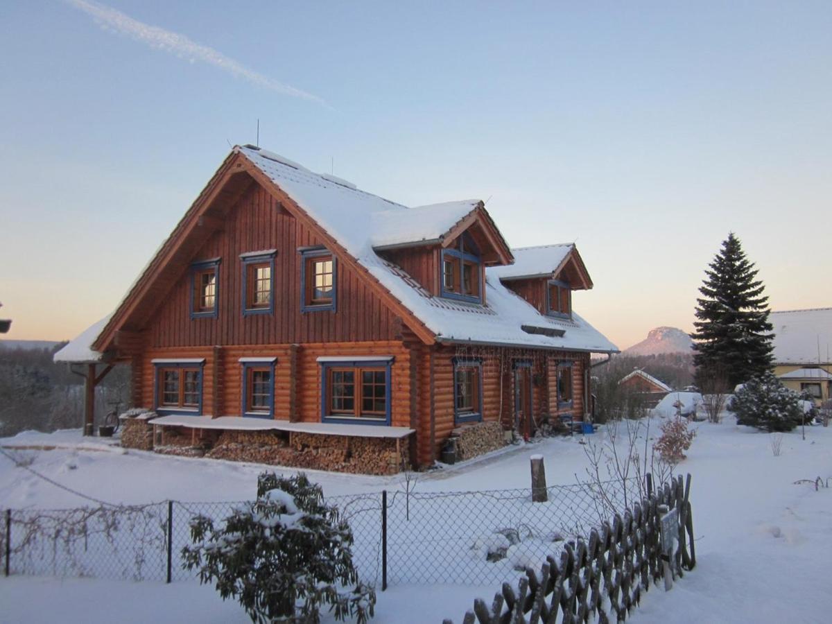 Ferienwohnung Im Blockhaus Rosenkranz Rathmannsdorf Екстер'єр фото